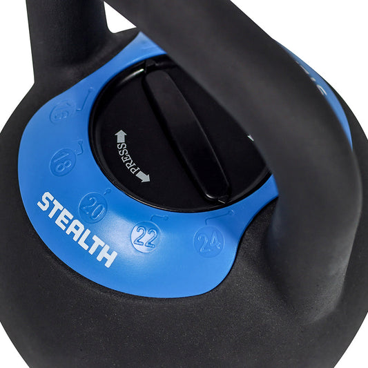 24kg Blue Stealth 24 Adjustable Kettlebell