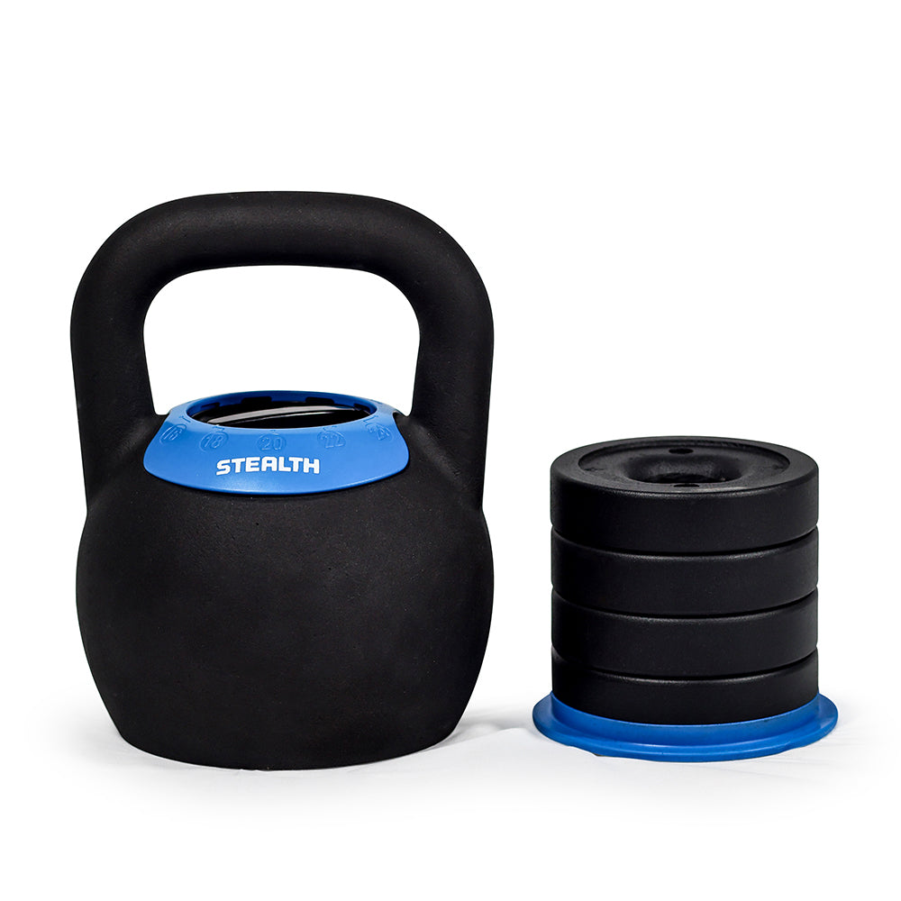 24kg Blue Stealth 24 Adjustable Kettlebell