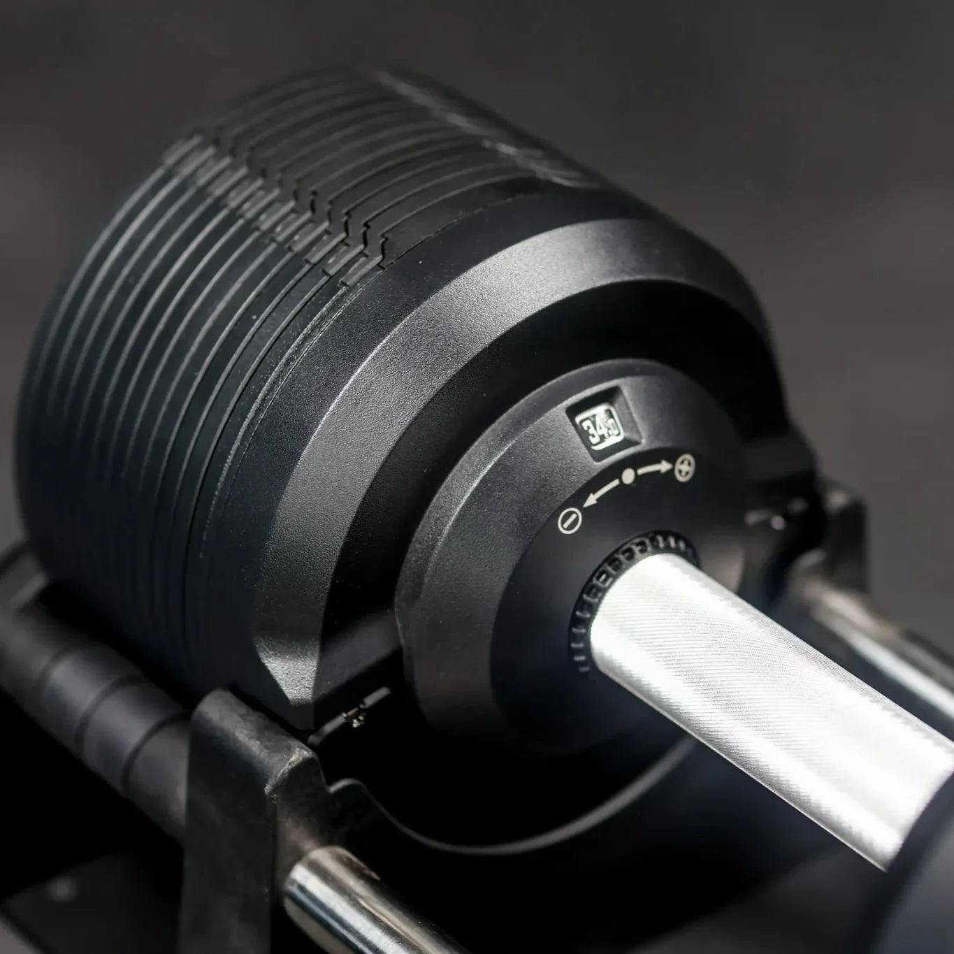 41.5kg Stealth Black Edition Adjustable Dumbbells (Pair)