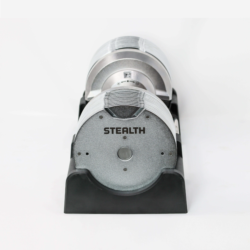 32.5kg Stealth Premium Adjustable Dumbbells - Chrome Edition (Pair)