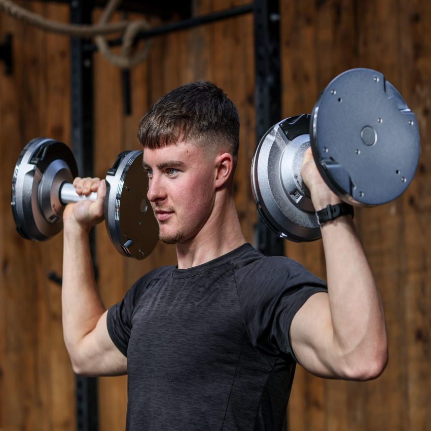 32.5kg Stealth Premium Adjustable Dumbbells - Chrome Edition (Pair)